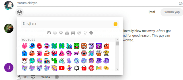 YouTube Emoji Sistemini Yeniliyor! YouTube Yeni Sohbet Güncellemeleri ...