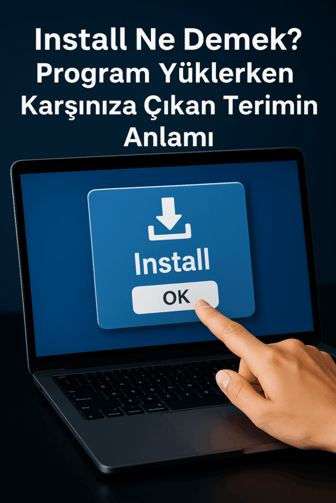 Install Ne Demek? Bilgisayarda Kullanımı ve Anlamı