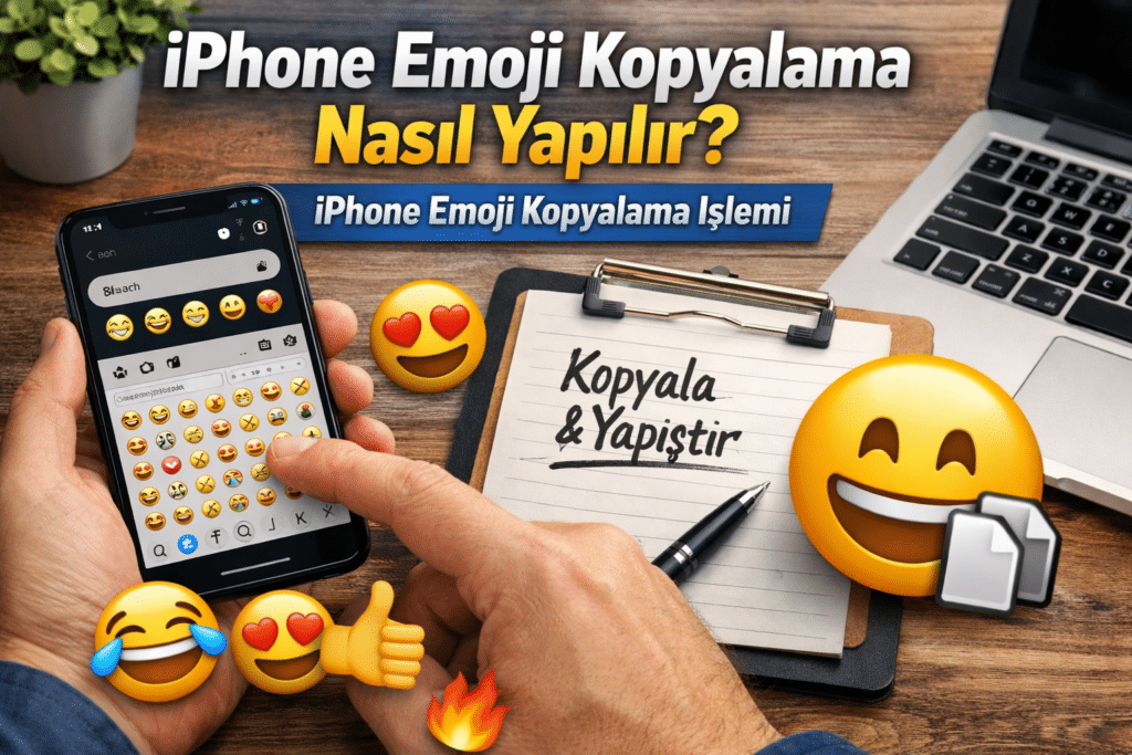 iPhone Emoji Kopyalama Nasıl Yapılır? iPhone Emoji Kopyalama İşlemi