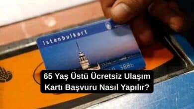 65 Yaş Üstü Ücretsiz Ulaşım Kartı Başvuru Nasıl Yapılır