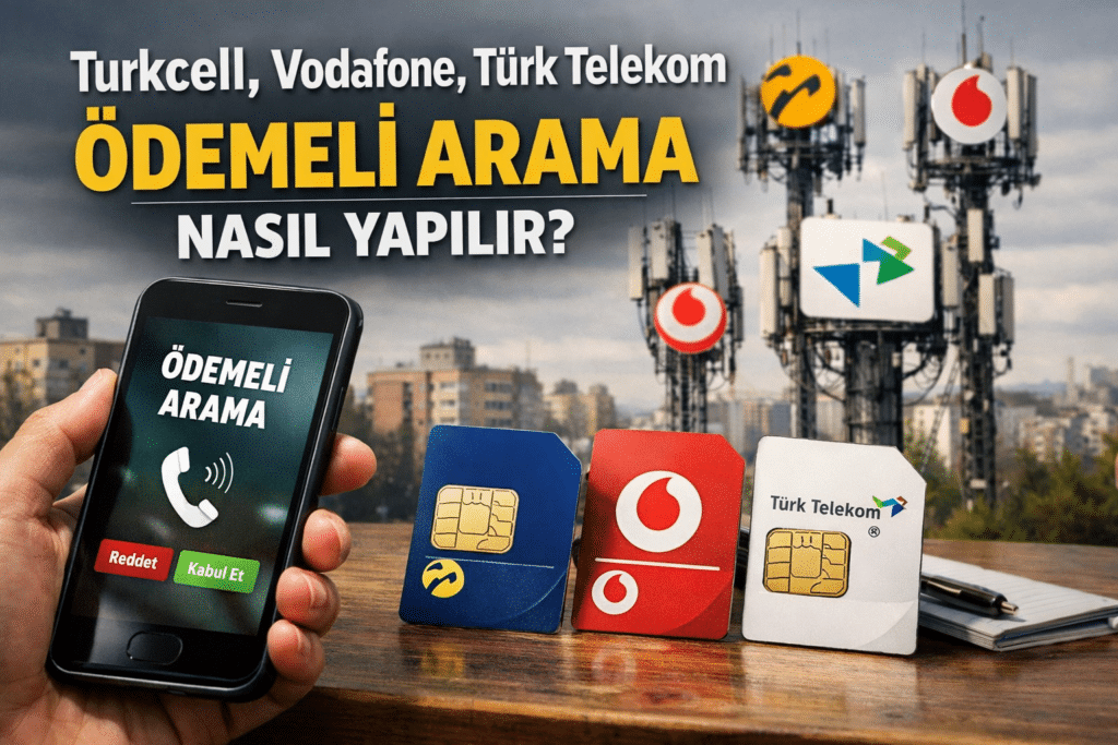 Turkcell, Vodafone, Türk Telekom Ödemeli Arama Nasıl Yapılır?