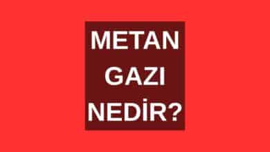 Metan Gazı Nedir?