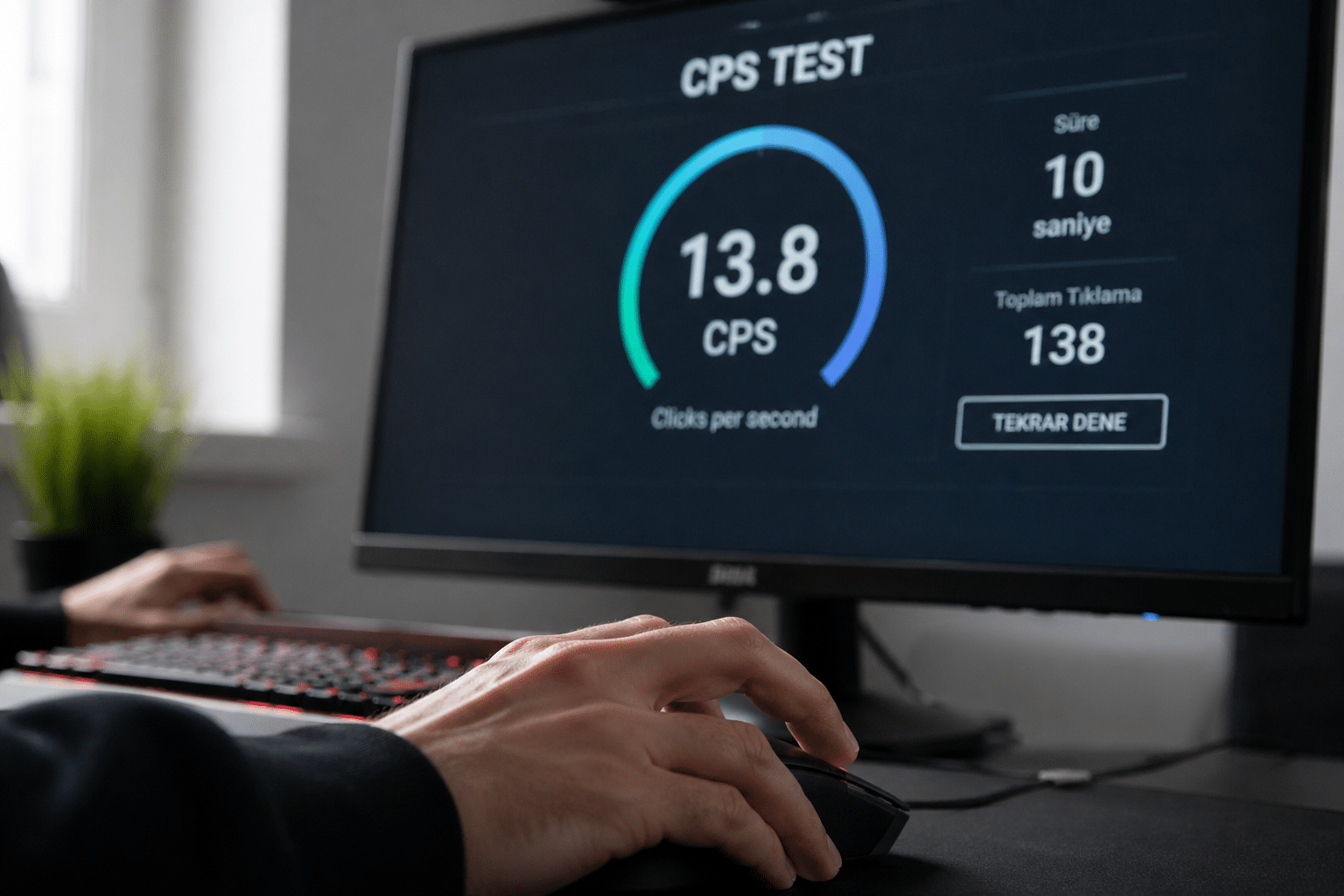 CPS Test – Mouse Click Testi ve Saniye Başına Tıklama Sayacı - GecBunlari