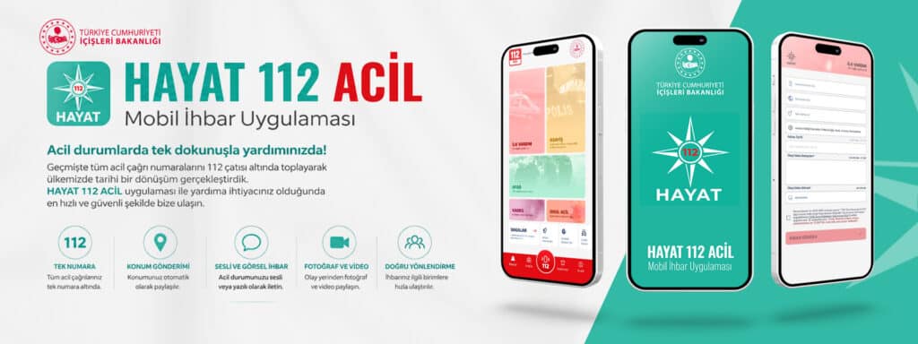 Hayat 112 Acil Uygulaması Tanıtıldı