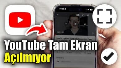 YouTube Tam Ekran Açılmıyor