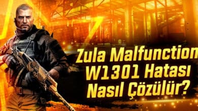 Zula Malfunction W1301 Hatası Nasıl Çözülür?