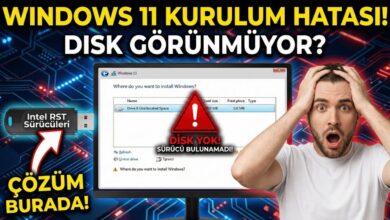 Windows 11 Kurulum Ekranında Disk Gözükmüyor