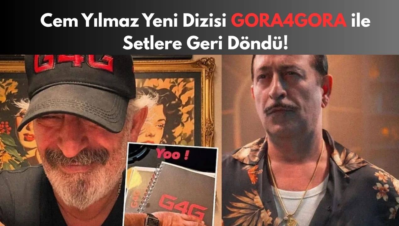 Cem Yılmaz Yeni Dizisi GORA4GORA ile Setlere Geri Döndü!