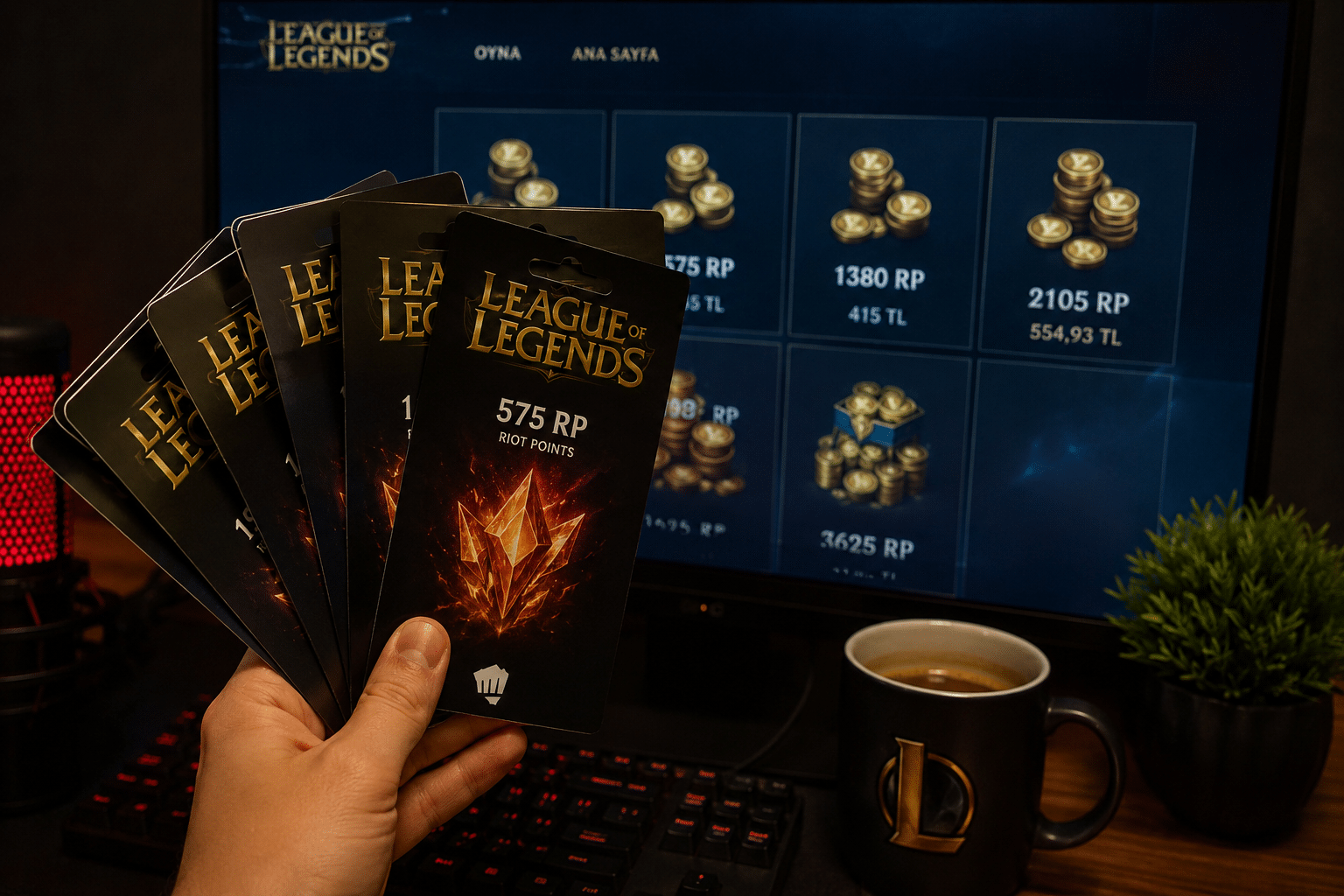 Güncel League of Legends RP Fiyatları (LoL RP Ücretleri)