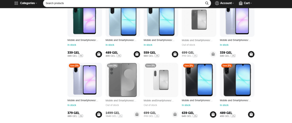 Gürcistan Samsung Telefon Fiyatları 2026