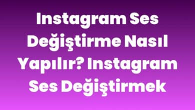 Instagram Ses Değiştirme