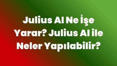Julius AI Ne İşe Yarar