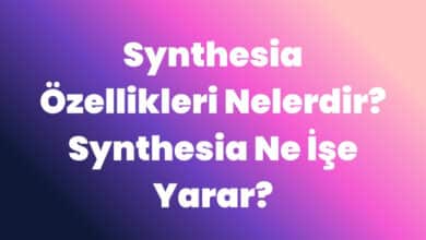 Synthesia Özellikleri