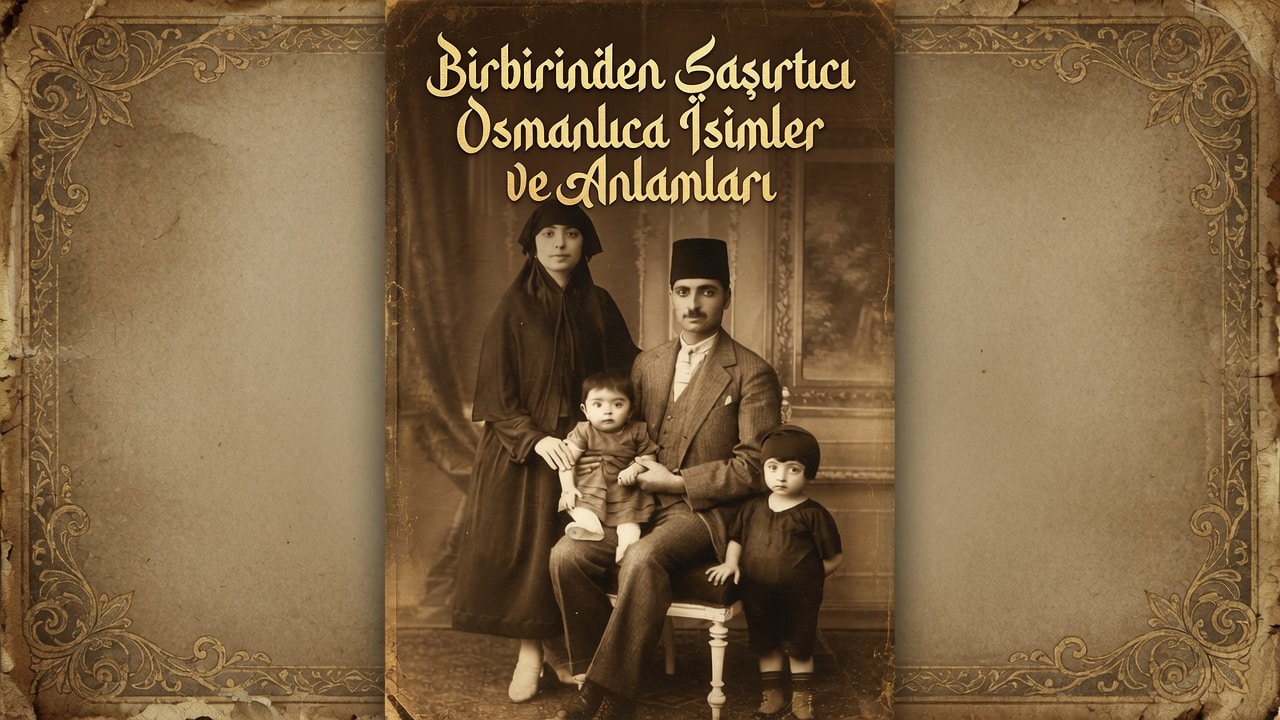 Birbirinden Şaşırtıcı Osmanlıca İsimler ve Anlamları