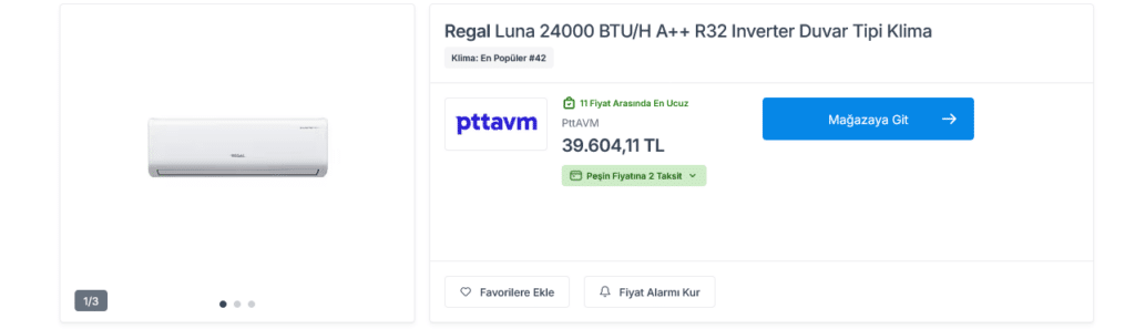Regal Luna 24.000 BTU