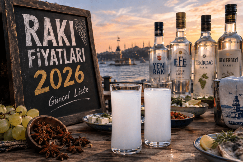 raki専用 Rakı Fiyatları 2026: Güncel Zamlı Fiyat Listesi - GecBunlari
